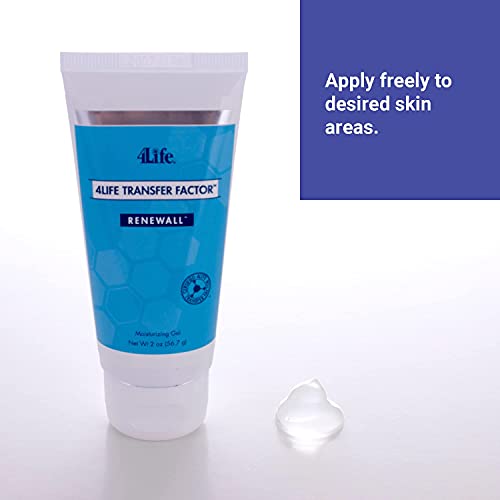 4Life Transfer Factor RenewAll Gel - Topical Skin Care - Beauty and Personal Care - Supports and Soothes Skin - Gel Formula with Aloe Vera, Lavender Extract, Eucalyptus Oil, and Rosemary - 2 Ounces