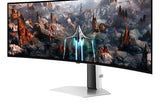 SAMSUNG 49" Odyssey G93SC Series OLED Curved Gaming Monitor, 240Hz, 0.03ms, Dual QHD, DisplayHDR True Black 400, FreeSync Premium Pro, Height Adjustable Stand, LS49CG932SNXZA, 2023