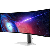 SAMSUNG 49" Odyssey G93SC Series OLED Curved Gaming Monitor, 240Hz, 0.03ms, Dual QHD, DisplayHDR True Black 400, FreeSync Premium Pro, Height Adjustable Stand, LS49CG932SNXZA, 2023