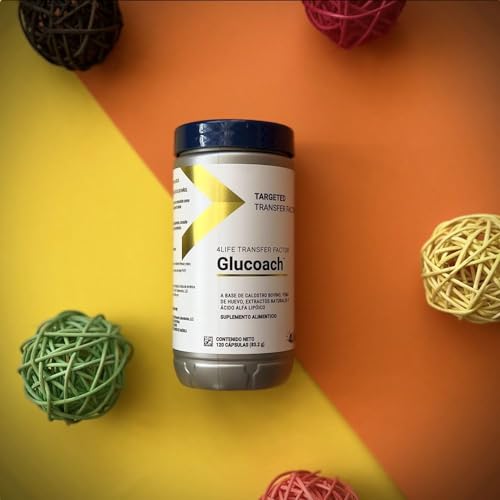 4Life Transfer Factor GluCoach - Targeted Healthy Hormone Balance, Endocrine, and Metabolic System Support - Dietary Supplement Supports Healthy Metabolism - 120 Capsules