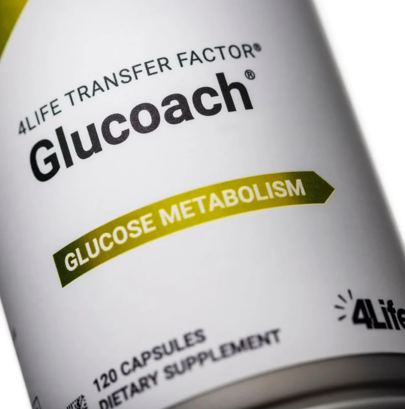 4Life Transfer Factor GluCoach - Targeted Healthy Hormone Balance, Endocrine, and Metabolic System Support - Dietary Supplement Supports Healthy Metabolism - 120 Capsules