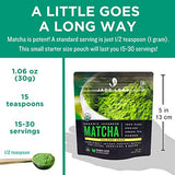 Jade Leaf Matcha Organic Green Tea Powder - Culinary Grade Premium Second Harvest - Authentic Japanese Origin (1.06 Ounce Pouch)