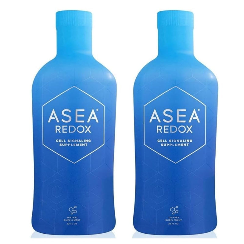 ASEA Redox Cell Signaling Supplement - Cellular Energy & Heart Supplements for Men and Women - Hormonal Balance & Energy Booster for Women and Men for Vibrant Age-Defying Living (Two 32 Fl Oz Bottles)