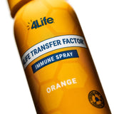 4Life Transfer Factor Immune Spray - Mouth and Throat Immune System Support Spray - Formula with Zinc, Marshmallow Root Extract, and Colloidal Silver - 1.7 Fluid Ounces - Orange Flavor