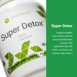 4Life Super Detox - Dietary Supplement Supports Detoxification and Healthy Liver Function - Supplement Formula with Artichoke, Calcium D-Glucarate, and Milk Thistle - 60 Capsules