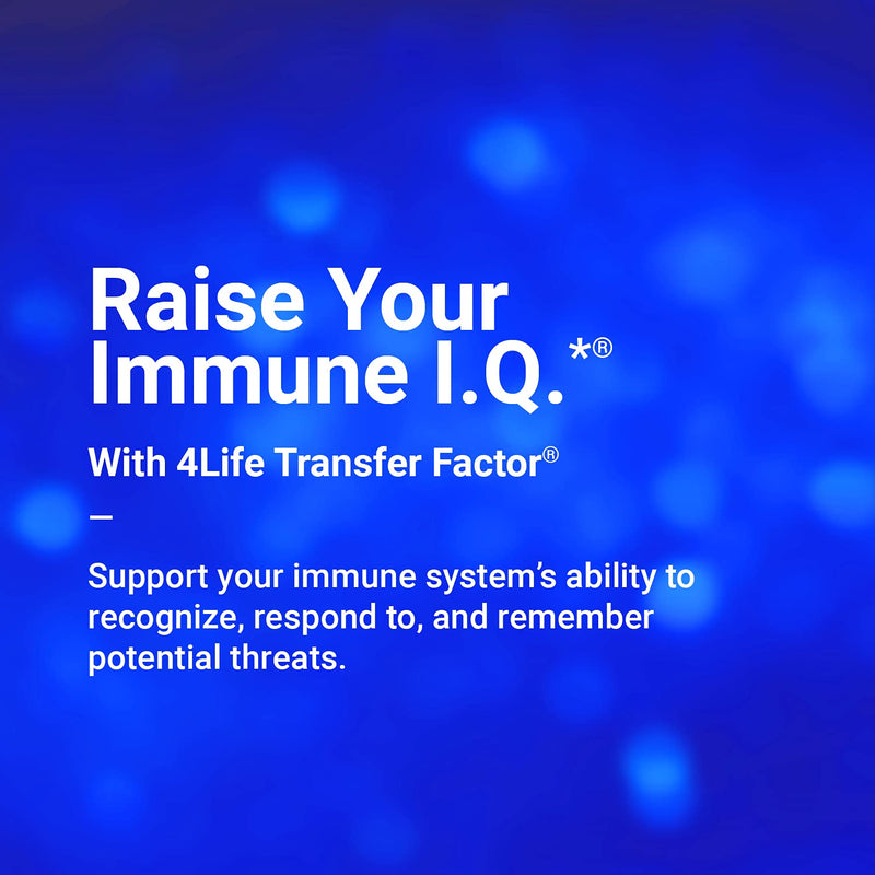 4Life Transfer Factor Tri-Factor Formula - Immune System Support with Extracts of Cow Colostrum and Chicken Egg Yolk - 60 Capsules