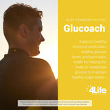 4Life Transfer Factor GluCoach - Targeted Healthy Hormone Balance, Endocrine, and Metabolic System Support - Dietary Supplement Supports Healthy Metabolism - 120 Capsules