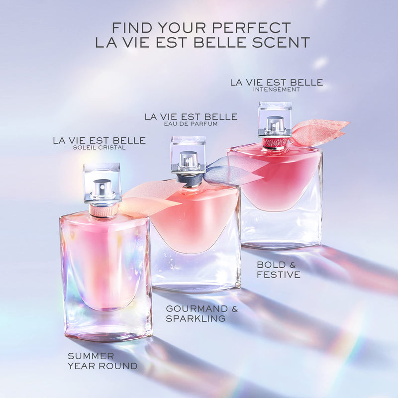 Lancôme La Vie Est Belle Eau de Parfum - Long Lasting Fragrance with Notes of Iris, Earthy Patchouli, Warm Vanilla & Spun Sugar - Floral & Sweet Women's Perfume, 5 Fl Oz