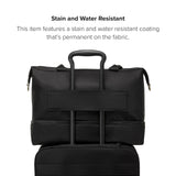 TUMI - Voyageur Contine Weekender - Travel Weekend Bag for Women - Holds Up to 14" Laptop - Multiple Compartment & Pockets - Black & Gold Hardware