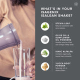 Isagenix IsaLean Shake - Nutrient-Dense Protein Powder for Ready-to-Drink Shake - Strawberry Cream, 14 Packets