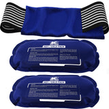 Ice Pack (3-Piece Set) – Reusable Hot and Cold Therapy Gel Wrap Support Injury Recovery, Alleviate Joint and Muscle Pain – Rotator Cuff, Knees, Back & More (3 Piece Set - Classic)