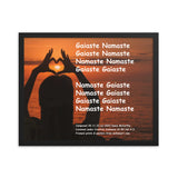 Gaiaste Namaste Framed Print