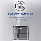 LEVOIT Humidifiers for Bedroom Large Room Home, 6L Top Fill Cool Mist Air Ultrasonic for Plants Indoor with Essential Oils Diffuser for Baby Kids, Smart Control with Humidistat, Quiet Easy Clean, Gray