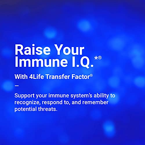 4Life Transfer Factor Plus Tri-Factor Formula - Immune System Support with Zinc, Super Mushroom Blend (Maitake, Shiitake, Agaricus), and Extracts of Cow Colostrum and Chicken Egg Yolk - 60 Capsules