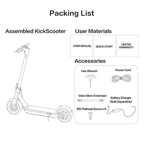 Segway Ninebot MAX Electric Kick Scooter (G30P), Up to 40.4 Miles Long-range Battery, Max Speed 18.6 MPH, Foldable and Portable, Dark Gray