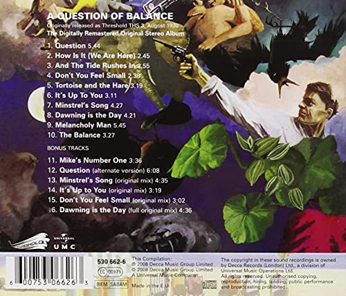 A Question Of Balance (Remastered) (CD)