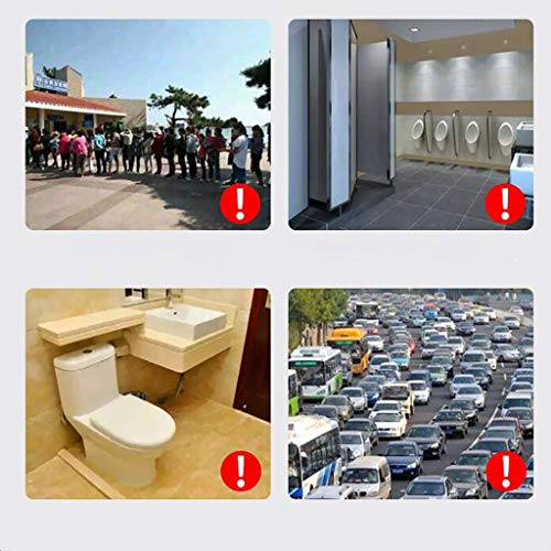2020 Upgraded Portable Folding Car Toilet Stool, Travel Potty for Adults Children, Mobile Emergency Toilet, Commode Toilet Seat Porta Potty Car Toilet for Camping, Hiking, Long Trips, Traffic jam