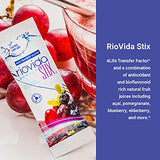4Life Transfer Factor RioVida Tri-Factor Formula - Immune and Antioxidant Support with Elderberry and Acai - 15 Powder Packs